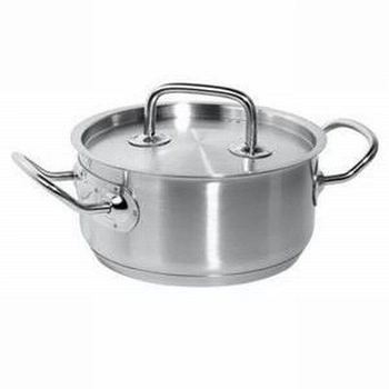 Nerezový nízký hrnec - objem 7,4 l Kitchen Line | HENDI 836033