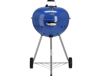 Uhlíkový gril, kulatý, prům. 54 cm, modrý | YATO YG-20302