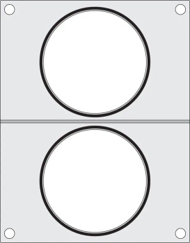 Polévková matrice pro dvojitý tmel | HENDI 805633