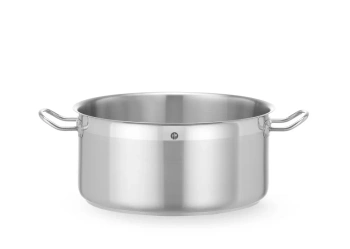 Nerezový nízký hrnec Profi Line, 12 l, průměr 32 cm, výška 15 cm | HENDI 830185