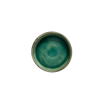 Talíř plochý s okrajem Keczi jantar 14 cm | KERA KERAMIKA 17.2.JANTAR