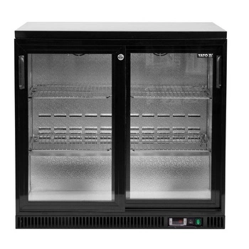 Chłodziarka do butelek, 227 l, dynamiczne chłodzenie, 230 V, R600a, zamek | YATO YG-05356