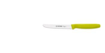 Univerzální nůž s vlnitým ostřím - 11 cm, limetkově zelený | GIESSER MESSER 8365 wsp 11 li