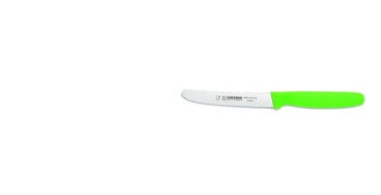 Univerzální nůž s vlnitým ostřím - 11 cm, světle zelený | GIESSER MESSER 8365 wsp 11 hgr