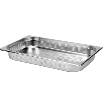 Nádoba GN 1/1 hl. 6,5 cm z nerezové oceli perforovaná | YATO YG-00342