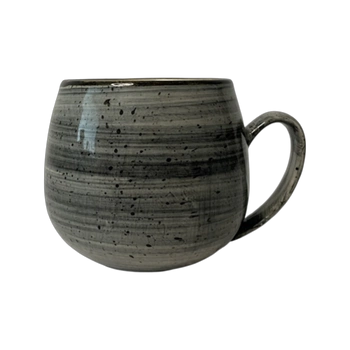 Hrnek Oskar Still Rustick šedý 0,4 l | KERA KERAMIKA 1.34.RUSTIC ŠEDÝ