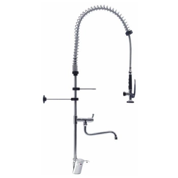 Stojánková dřezová baterie s pákovým kohoutkem, sprchou a výtokovým ramínkem | AIFO AG-1M/05FE