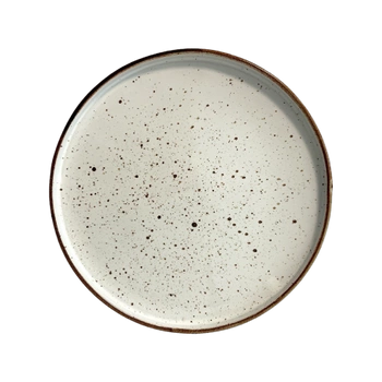 Talíř mělký s okrajem Arondi Rustic krémový 28 cm | KERA CERAMIKA 18.1.RUSTIC KRÉM