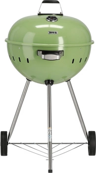 Uhlíkový gril, kulatý, prům. 54 cm, zelený | YATO YG-20303
