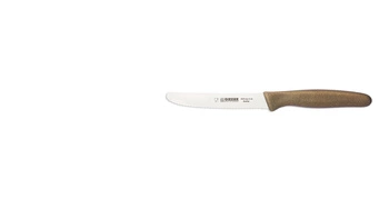 Univerzální nůž s vlnitým ostřím - 11 cm, hnědý | GIESSER MESSER 8365 wsp 11 ub