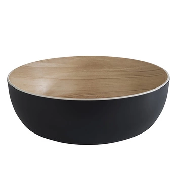 Miska melaminová FRIDA černá prům. 30 cm | APS 84935