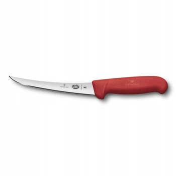 Červený vykosťovací nůž FIBROX - délka čepele 12 cm | VICTORINOX 5.6601.12