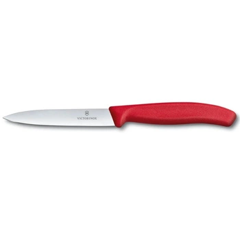 Švýcarský nůž na zeleninu Swiss Classic červený délka čepele 10 cm | VICTORINOX 6.7701