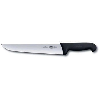 Řeznický nůž s hladkou čepelí FIBROX - délka čepele 26 cm | VICTORINOX 5.5203.26