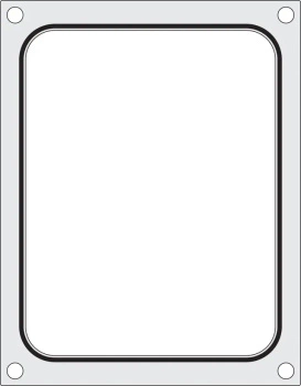 Těsnicí matrice, 25x19,5 cm | HENDI 805572