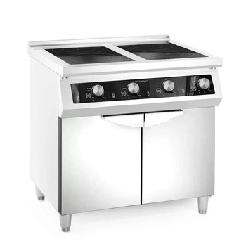 Indukční sporák 4-zónový na podstavci 4x5000 W | FORGAST FG09035