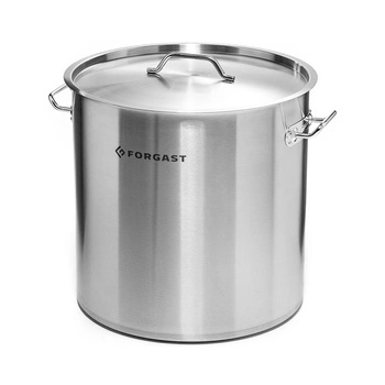 Vysoký nerezový hrnec s poklicí, 9 l, průměr 25 cm | FORGAST FG02009