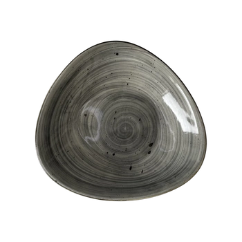 Hluboký talíř Delta Rustic šedý 27 cm | KERA KERAMIKA 15.5.RUSTIC ŠEDÝ