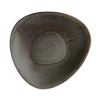 Hluboký talíř Delta Cristall hematit 27 cm | KERA CERAMIKA 15.5.HEMATIT