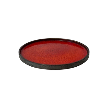 Talíř mělký s okrajem Arondi rubín 28 cm | KERA KERAMIKA 18.1.RUBIN