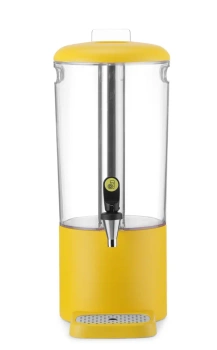 Dávkovač na džusy, UNIQ, navržený Robertem Bronwasserem, 8L, žlutý, 318x216x(V)532mm | HENDI 425039