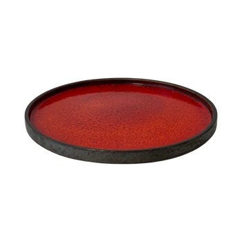 Talíř mělký s okrajem Arondi rubín 28 cm | KERA KERAMIKA 18.1.RUBIN