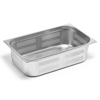 GN 1/1 hluboká 15 cm perforovaná nádoba z nerezové oceli FORGAST FG04715