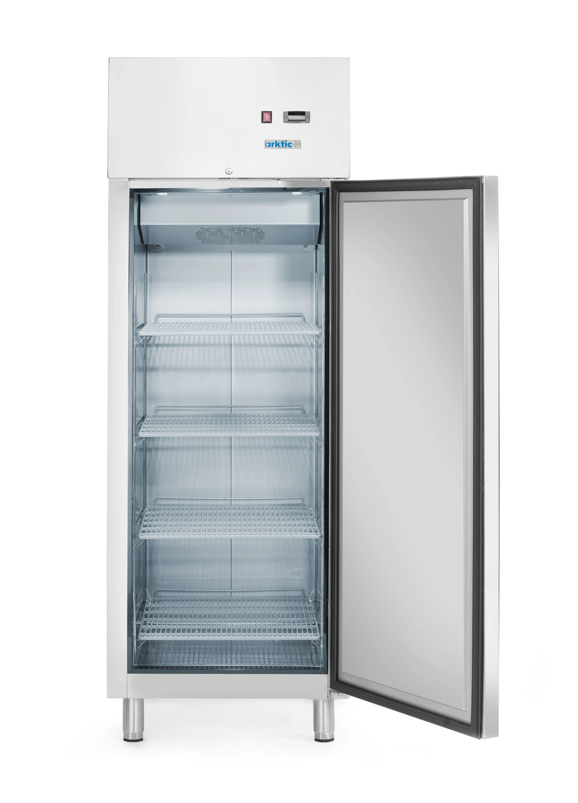 Mrazicí skříň 1-dveřová GN 2/1, nerezová ocel, 580 l, statické chlazení | ARKTIC 236680