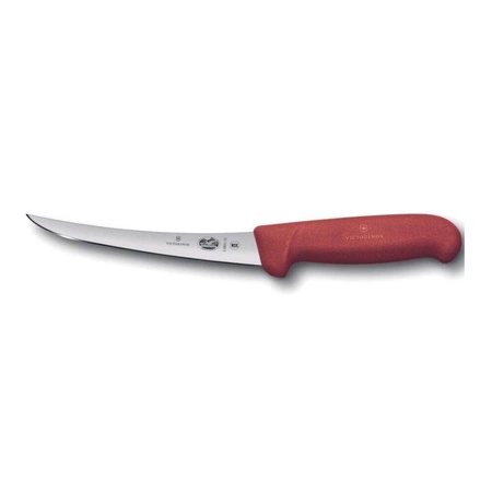 Červený vykosťovací nůž FIBROX - délka čepele 15 cm | VICTORINOX 5.6601.15