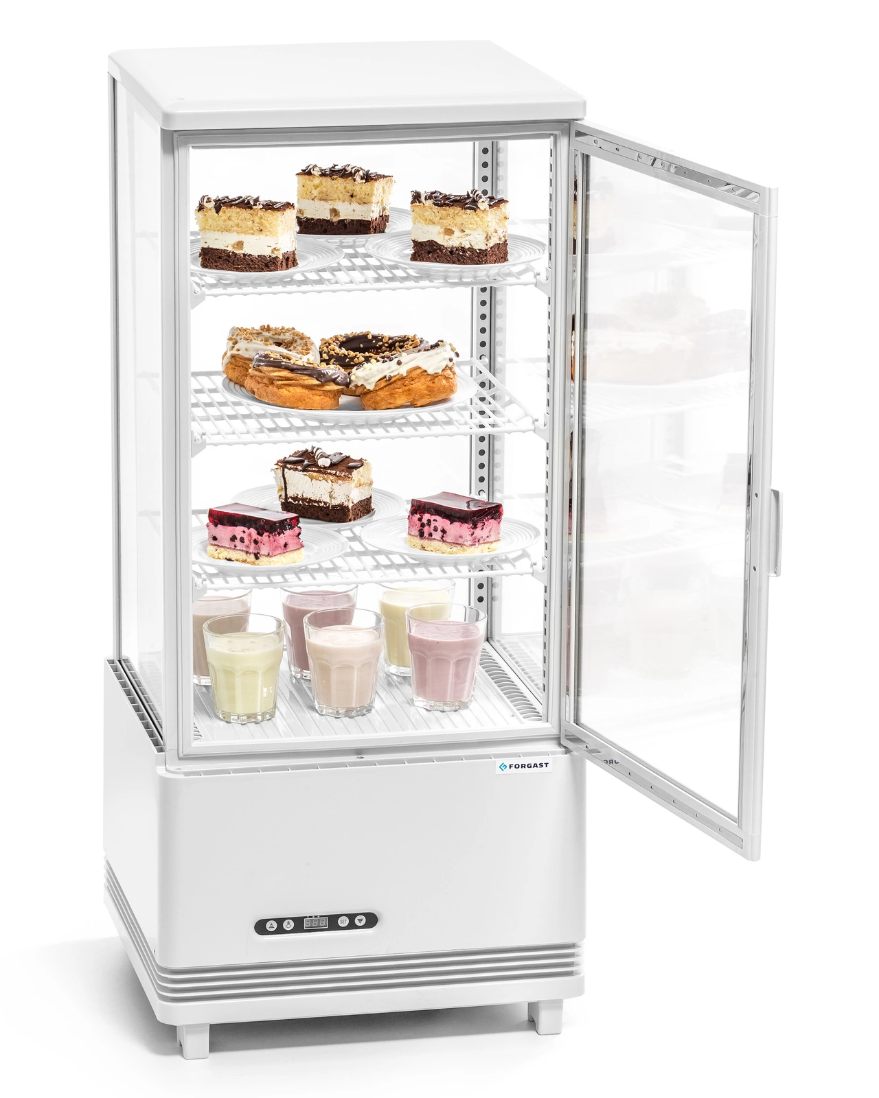 78litrová bílá chladicí vitrína FORGAST FG07747