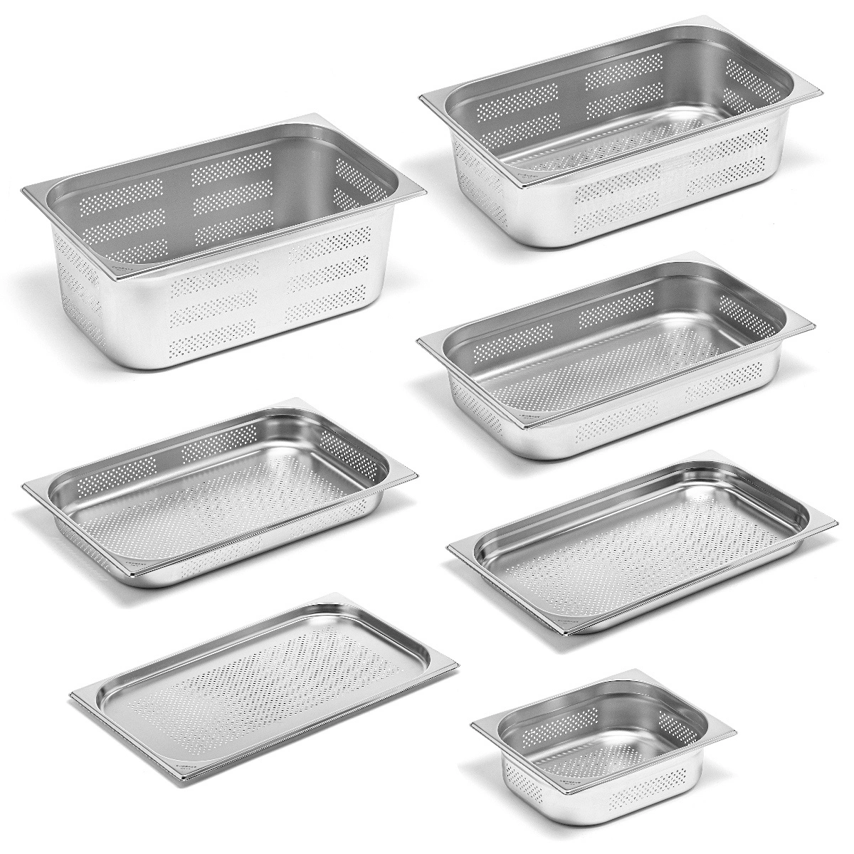 Nádoba GN 1/2 6,5 cm děrovaná z nerezové oceli | FORGAST FG04726V1