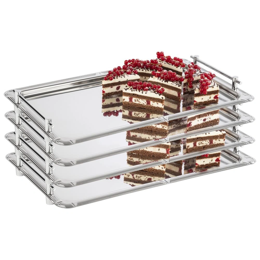 Zásobníkový tác GN 1/1 BUFFET STAR, nerezová ocel, 53x32.5x5.5 cm | APS 11300