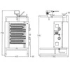 Gyros (kebab) elektrický, do 15 kg, 3 topná pole, 4.5 kW | POTIS E-1