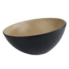 Miska melaminová FRIDA černá prům. 28,5 cm šikmá | APS 84925