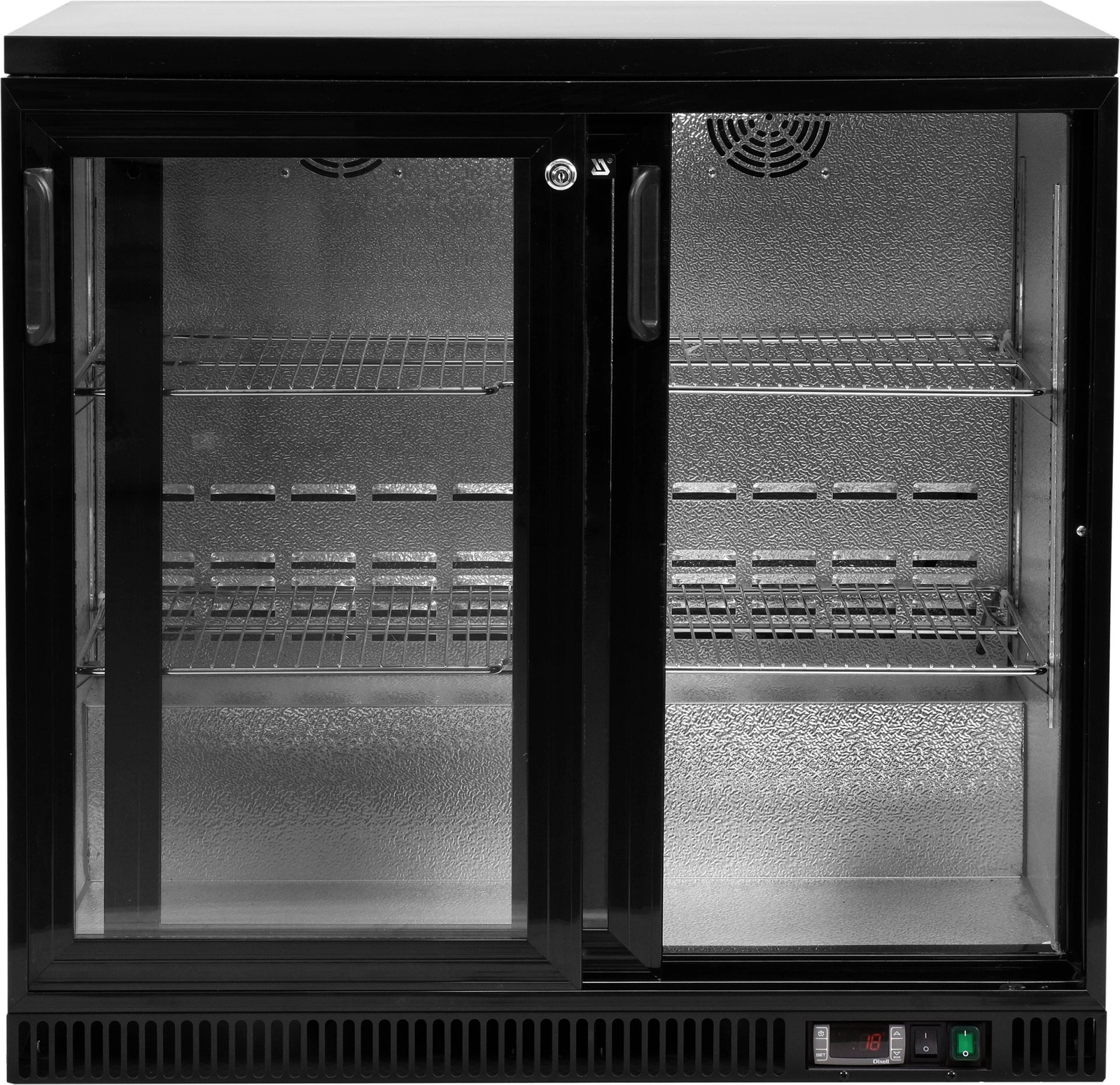 Chłodziarka do butelek, 227 l, dynamiczne chłodzenie, 230 V, R600a, zamek | YATO YG-05356