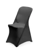 Potah na cateringovou židli, černý 54x44x84 cm | HENDI 816370