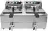 Elektrická fritéza 2-komorová s vypouštěcími kohouty 2x12 l | YATO YG-04634