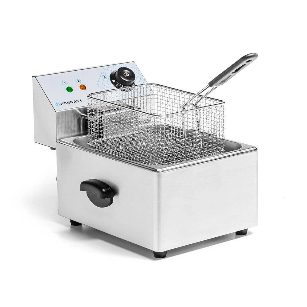 Elektrická fritéza 1-komorová 8 l, 3,2 kW, 230 V | FORGAST FG09008