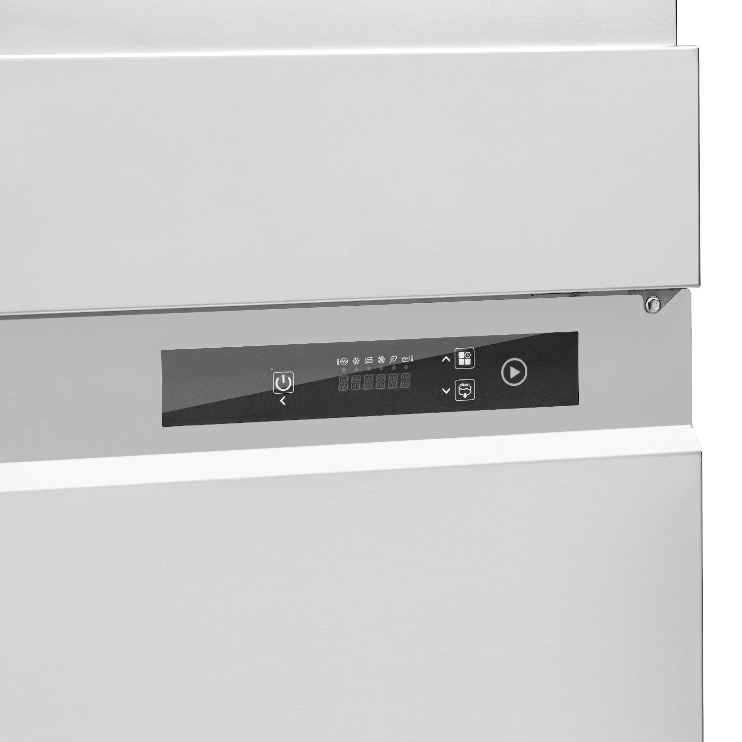 Gastronomická průchozí myčka nádobí s odtokovým čerpadlem, elektronické ovládání, dávkovač mycího prostředku, 9,55 kW, 400 V | PROFICHEF PCZ-04103