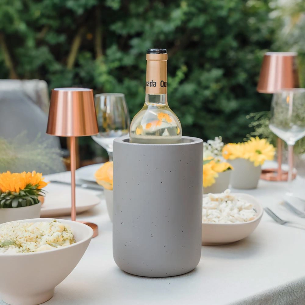 Chladič na láhve, cooler, ELEMENT, beton, šedý | APS 36090