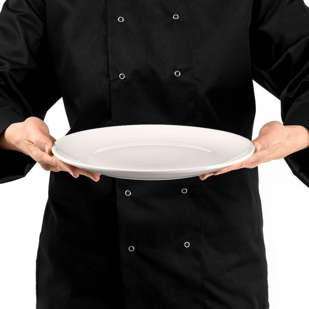 Porcelánový mělký talíř bez okraje Modermo Prima 30 cm | MODERMO MP035