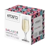 Skleničky na šampaňské Balance, 190 ml – sada 6 kusů | KROSNO FKMA230018005010