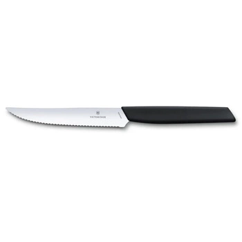 Švýcarský moderní steakový nůž černý | VICTORINOX 6.9003.12W