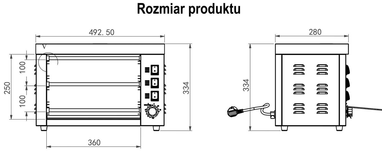 Křemenný topinkovač | YATO YG-04660