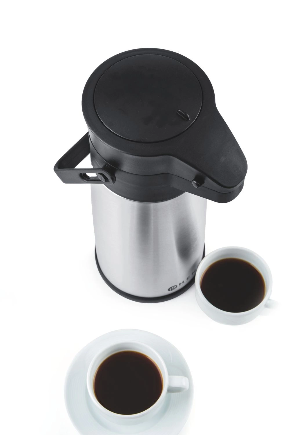 Konferenční ocelová termoska s pumpičkou | HENDI 448908