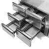 Zásuvka s výsuvy pro chladicí stoly - sada 2 kusů | FORGAST FG07125