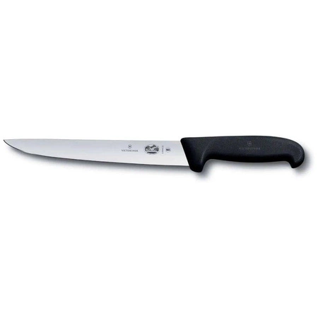 Řeznický nůž s hladkou čepelí FIBROX - délka čepele 22 cm | VICTORINOX 5.5503.22