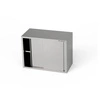 Nerezová nástěnná skříňka 130x30x60 cm | FORGAST