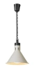 Závěsná lampa na ohřívání jídel, kuželová, béžová, 230V/250W | HENDI 273777