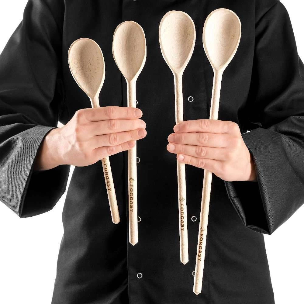 Švédská dřevěná lžíce na teflonové pánve, dřevo, 45 cm | FORGAST FG12659